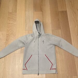 Gray Jordan tech Zip up